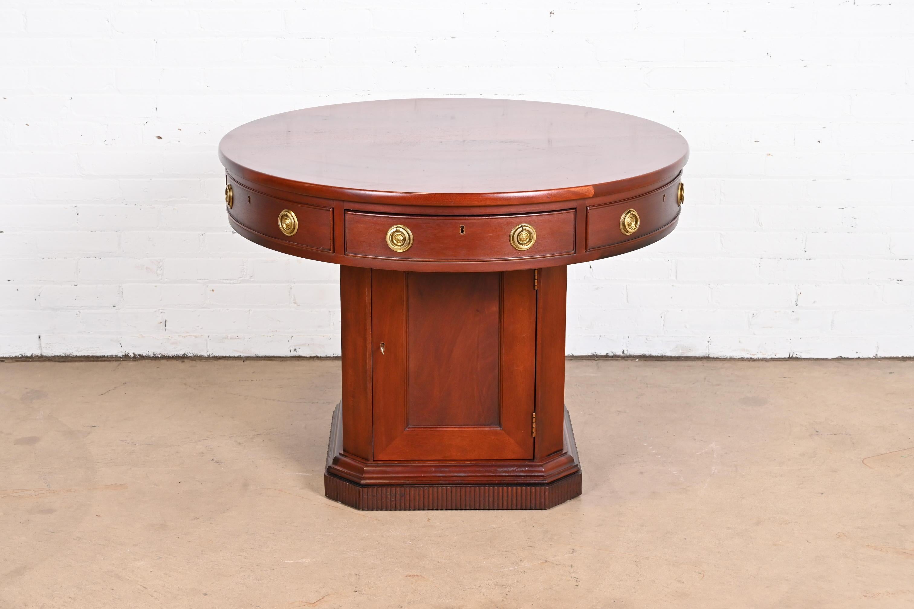 Ralph Lauren Georgian Mahogany Rent Table or Center Table In Good Condition In South Bend, IN