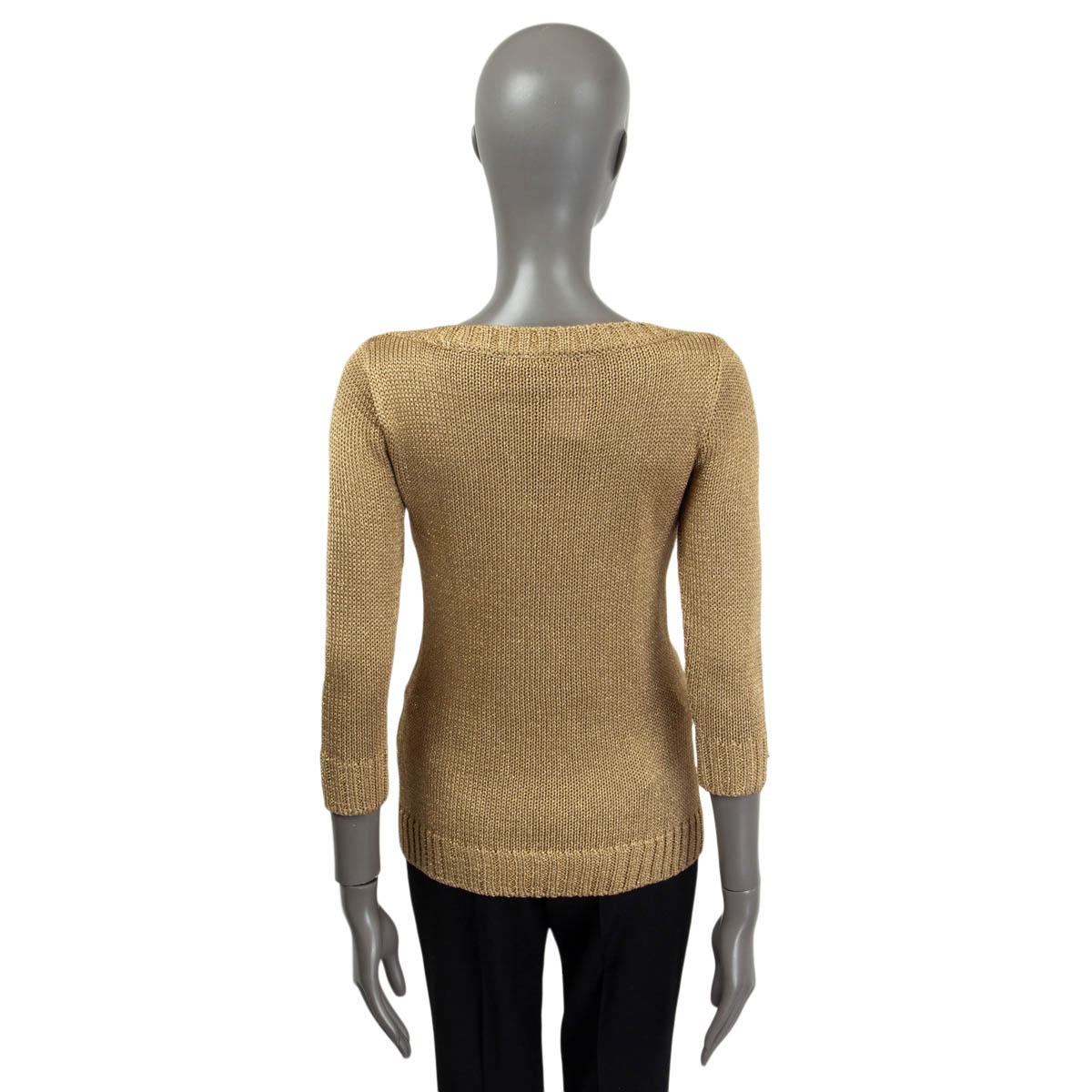 ralph lauren gold sweater
