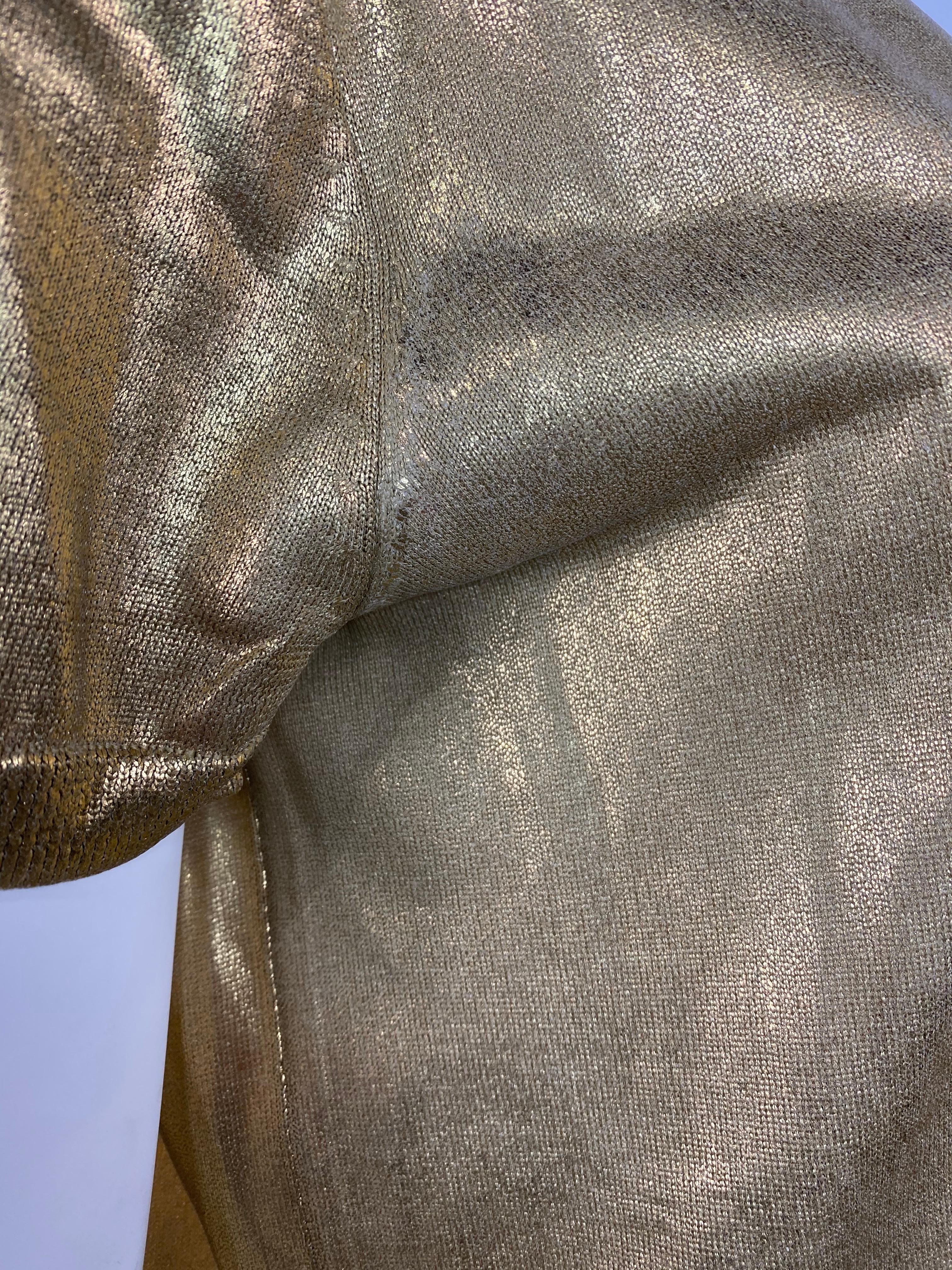 Ralph Lauren Goldfarbenes Polohemd, Größe Large im Zustand „Gut“ im Angebot in Beverly Hills, CA