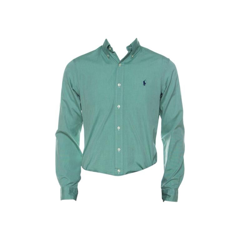 Ralph Lauren Green Cotton Buttoned Shirt S