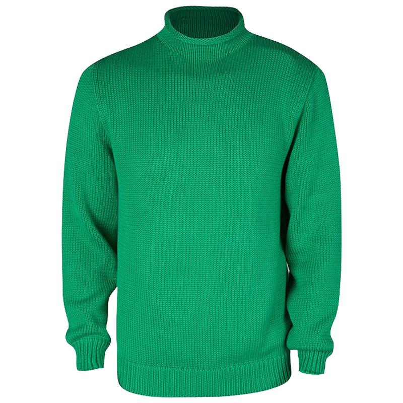 Ralph Lauren Green Cotton Chunky Knit Sweater L
