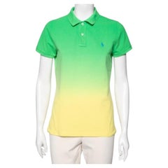 Polo Ralph Lauren Green Ombre Cotton Piqué Skinny Fit T-Shirt L