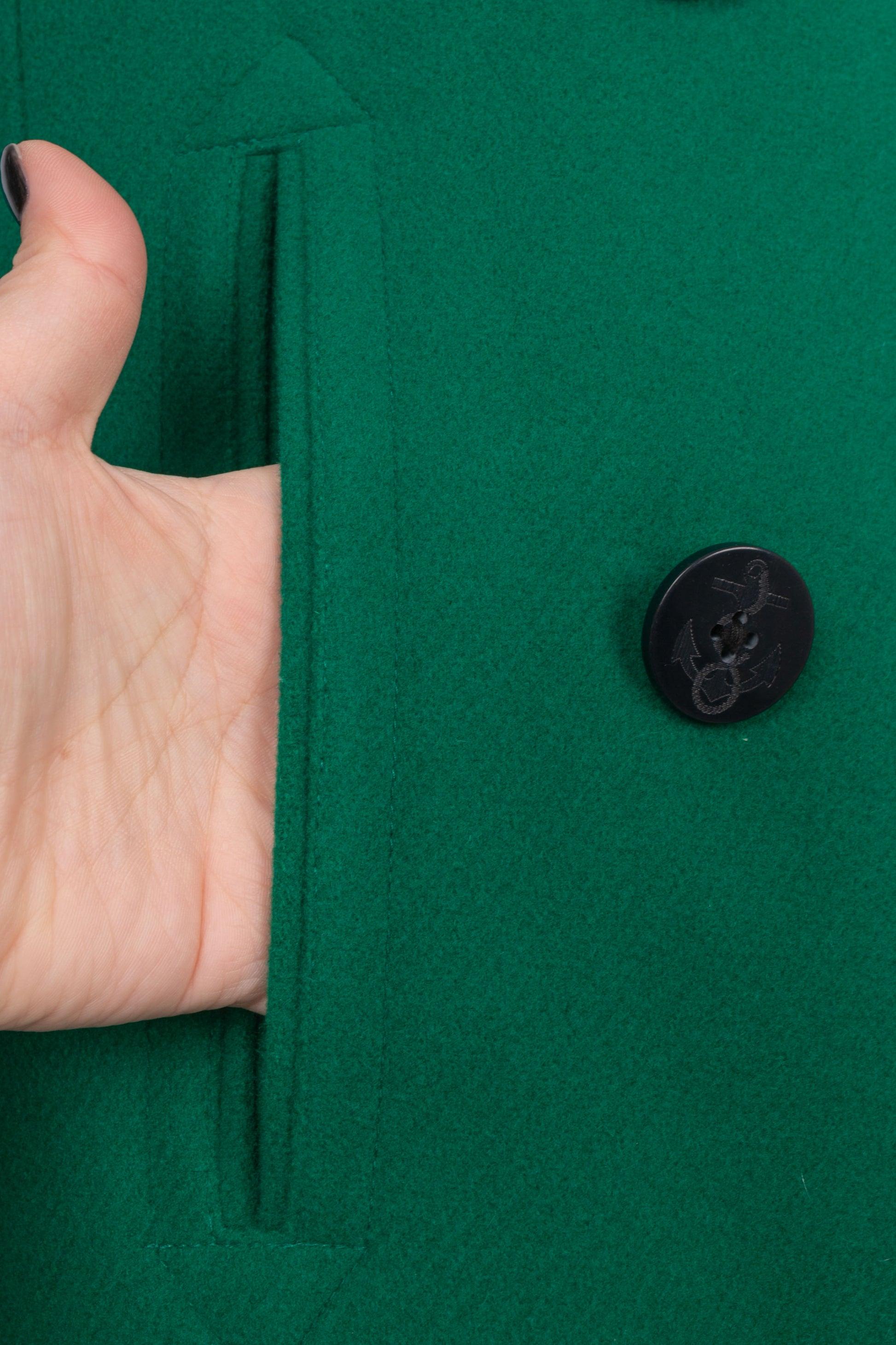 Ralph Lauren Green Wool Coat For Sale 3