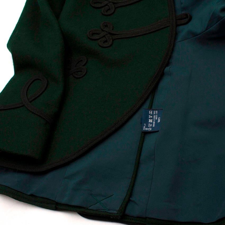 Women's Ralph Lauren Green Wool Military Jacket US 6