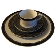 Ralph Lauren Hastings Ebony Dinnerware, Set of 8 Place Settings