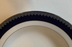 Ralph Lauren Hastings Ebony Rim Soup Bowls, Set of 8