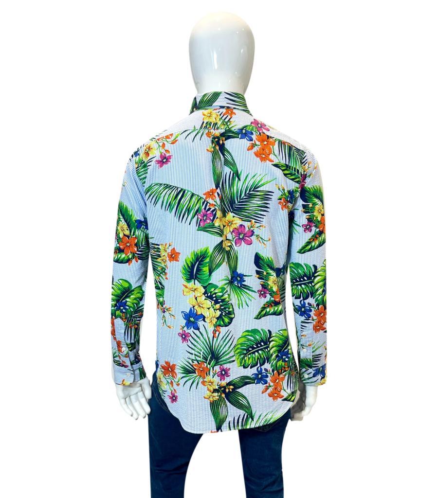 Men's Ralph Lauren Hawaiian Print Shirt For Sale