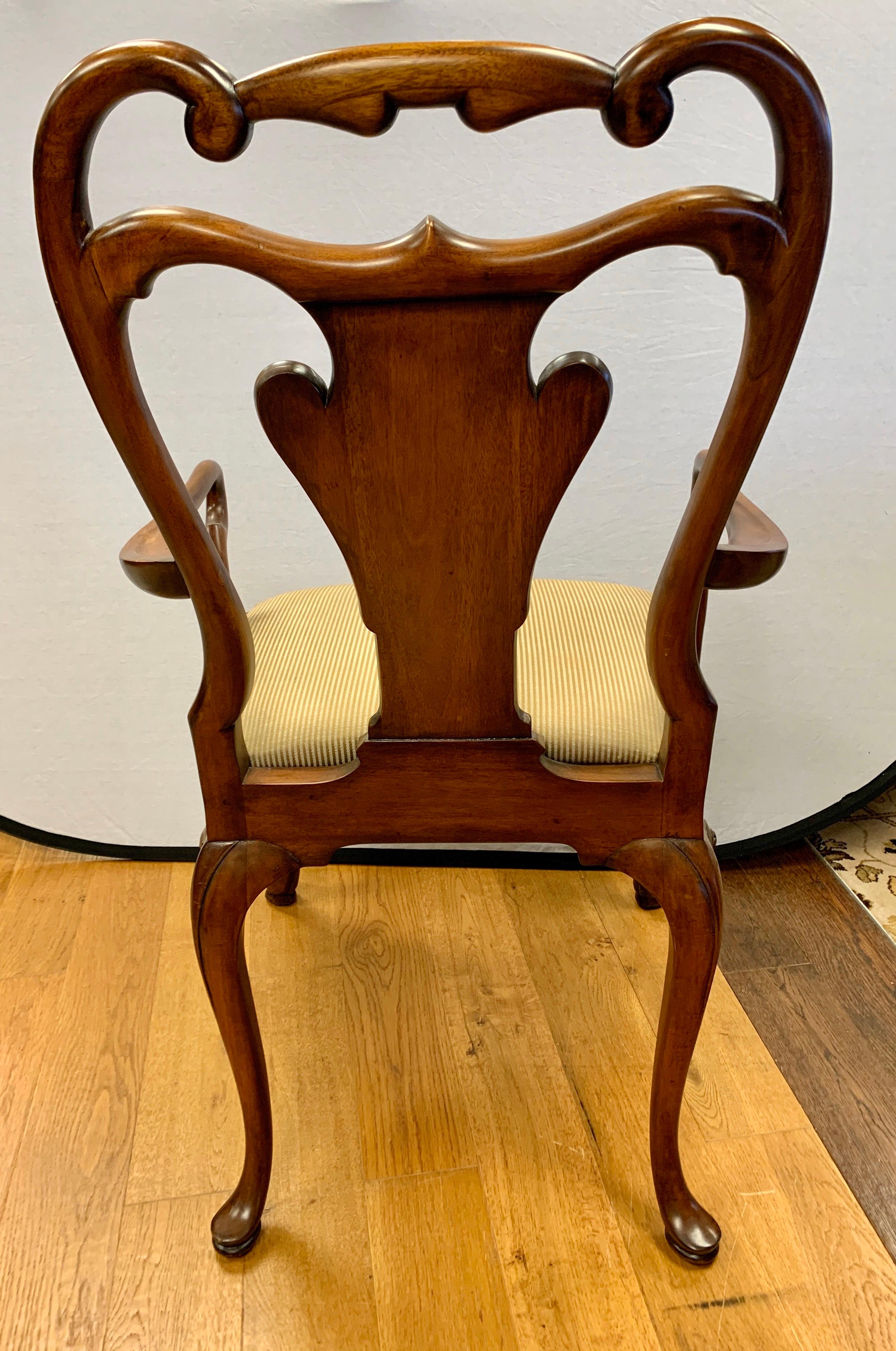 Ralph Lauren Henredon Large Flame Mahogany Dining Set Table and Eight Chairs 8