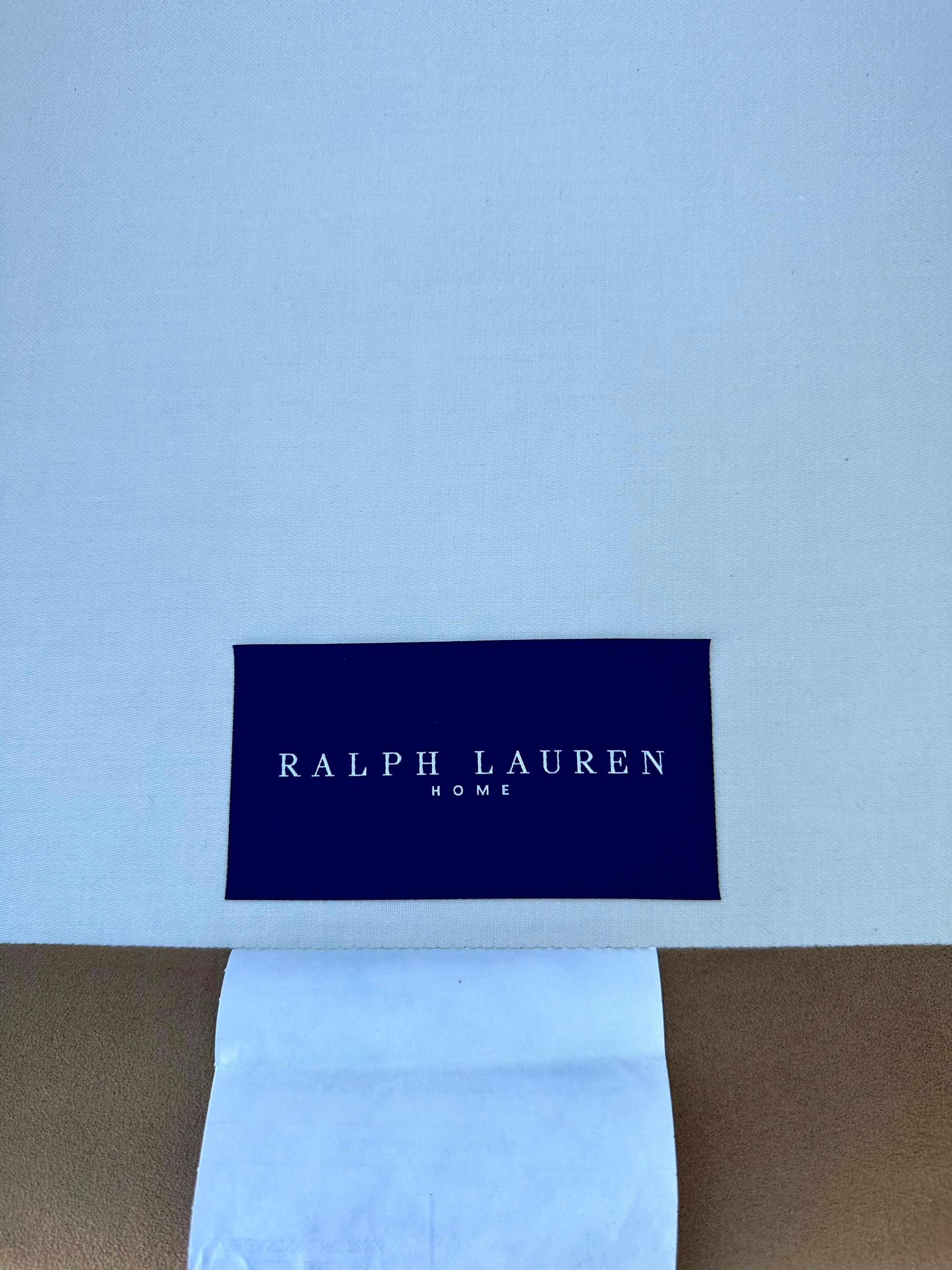 Ralph Lauren Henredon, Sedie in cammello tan ultra scamosciato, Set di 2 in vendita 11