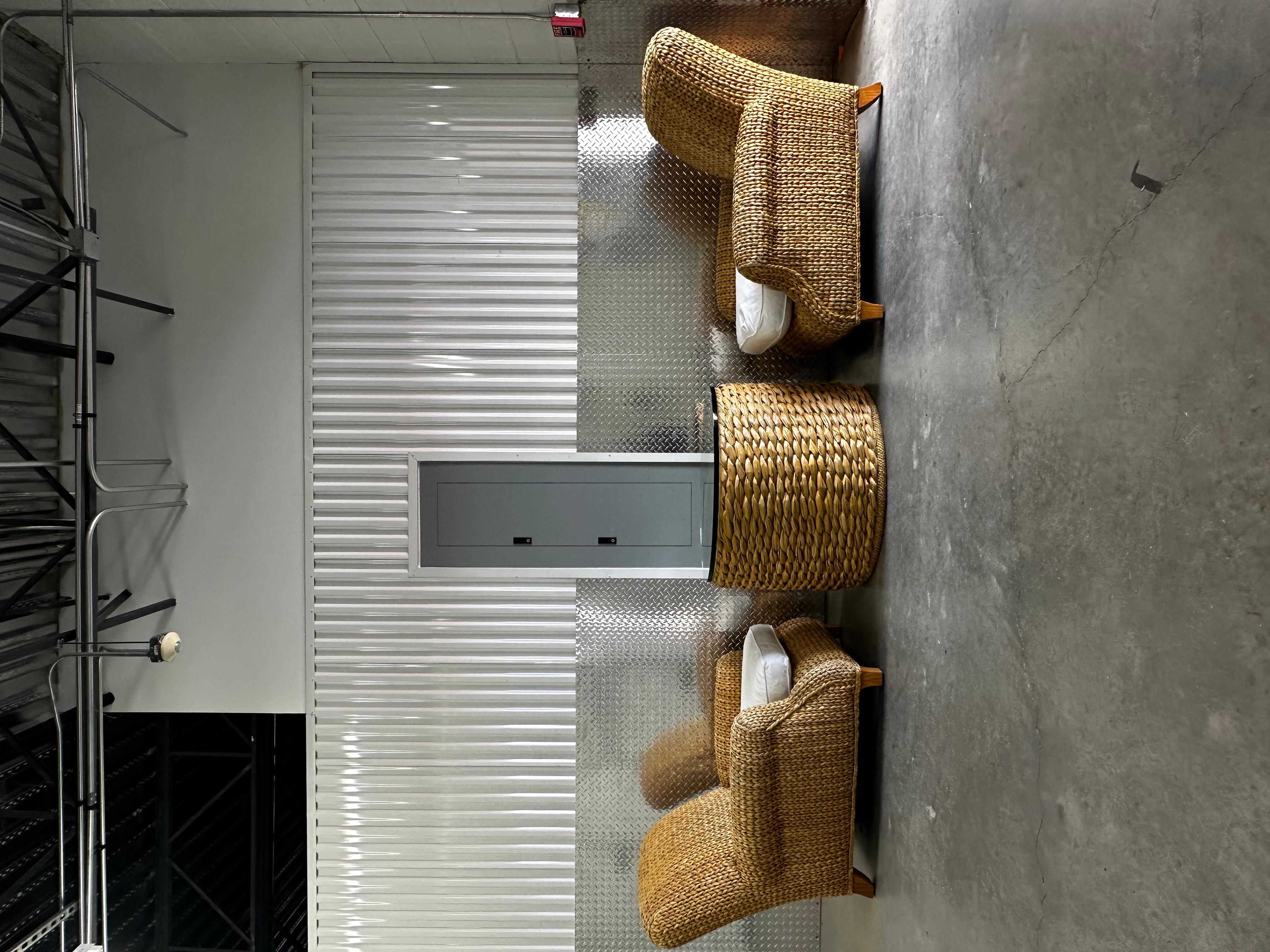 Silla de salón Ralph Lauren Henredon Organic Seagrass Wood White en venta 12