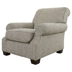 Ralph Lauren Herringbone Upholstered Lounge Chair for Henredon