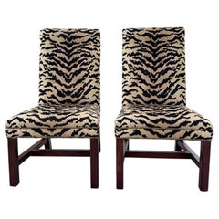 Sedie da pranzo con schienale alto Tiger di Ralph Lauren, coppia