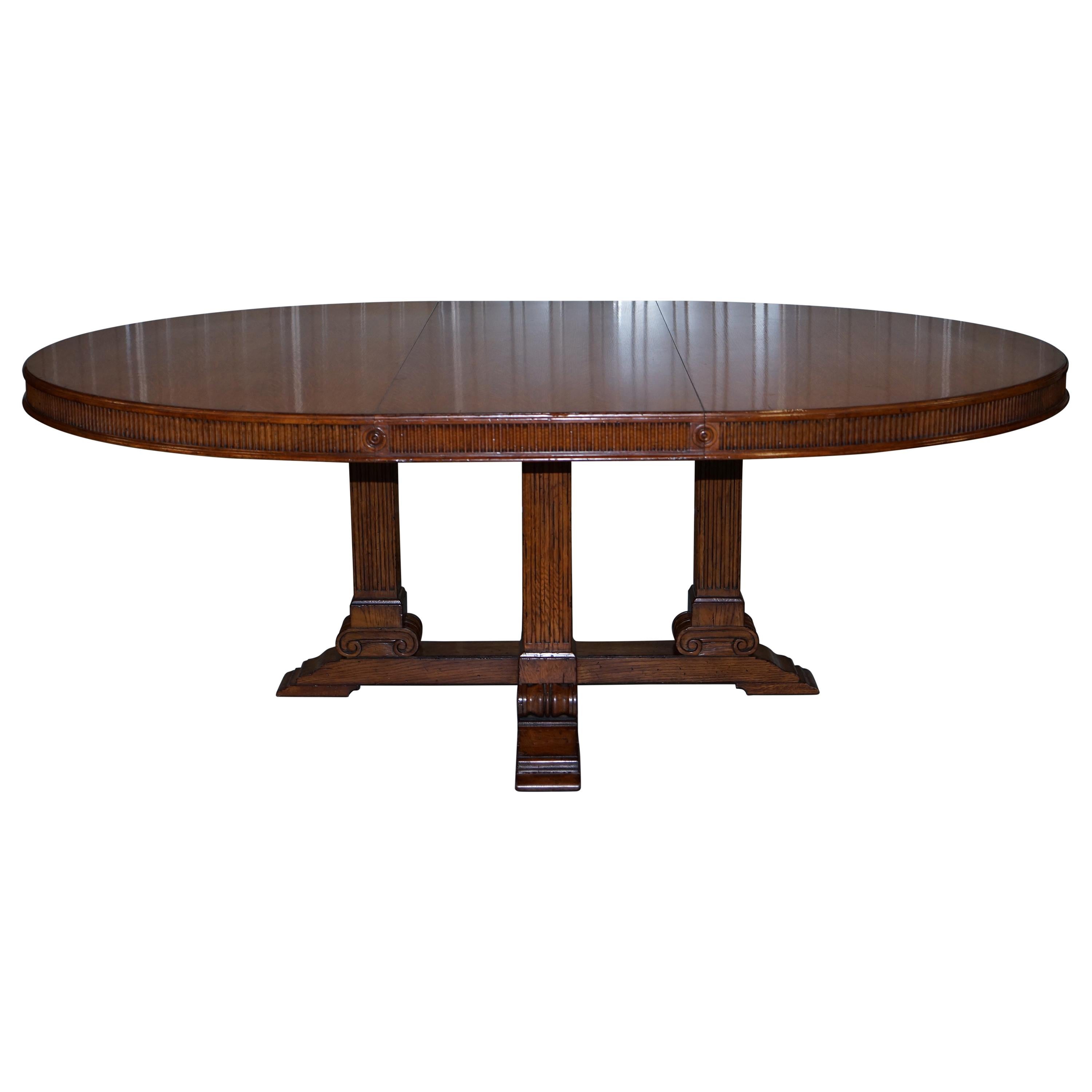 Ralph Lauren Hither Hills 6 10 Person Oval Extending Dining Table For Sale At 1stdibs