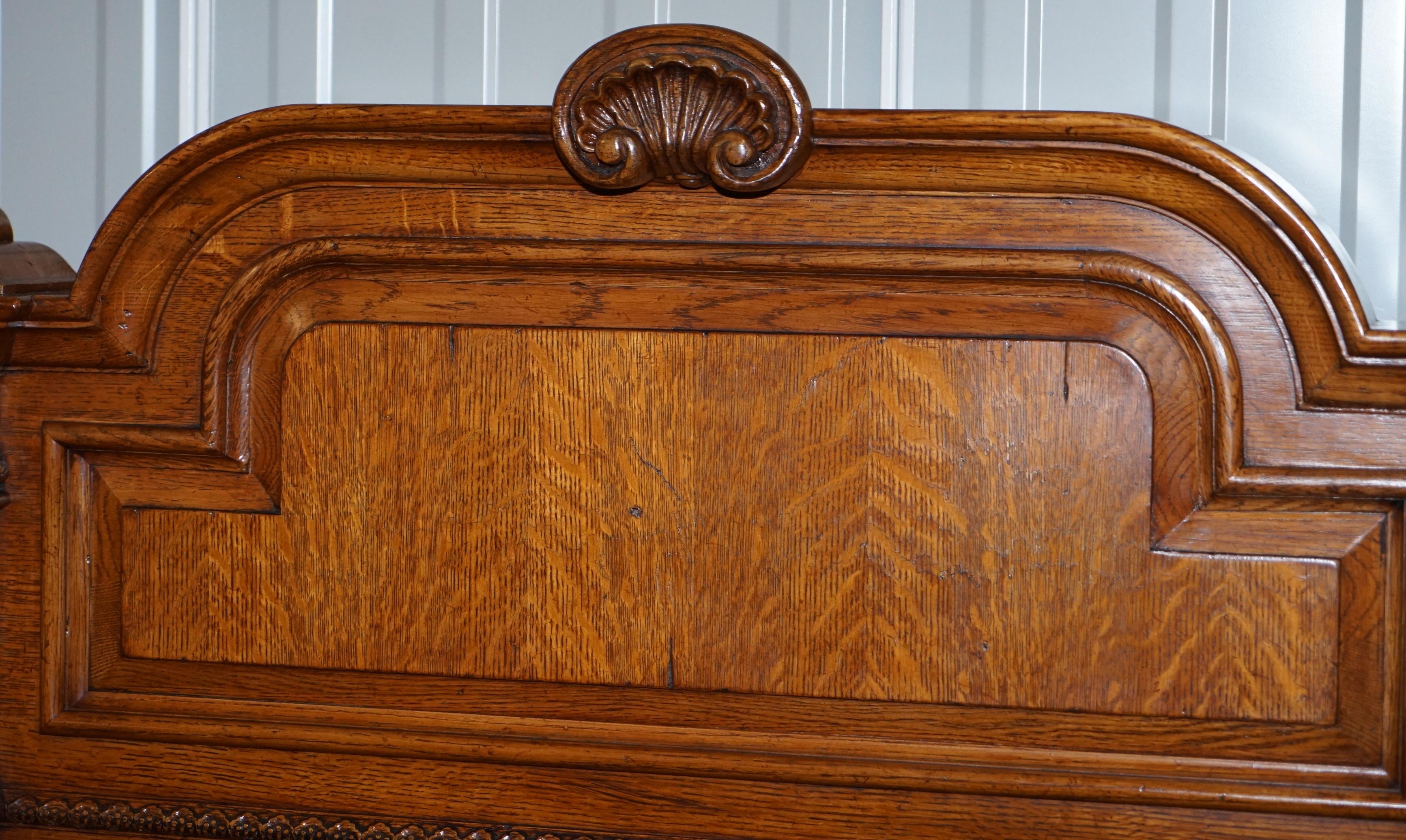 Contemporary Ralph Lauren Hither Hills Solid Oak Bed Larger King Size Part Suite