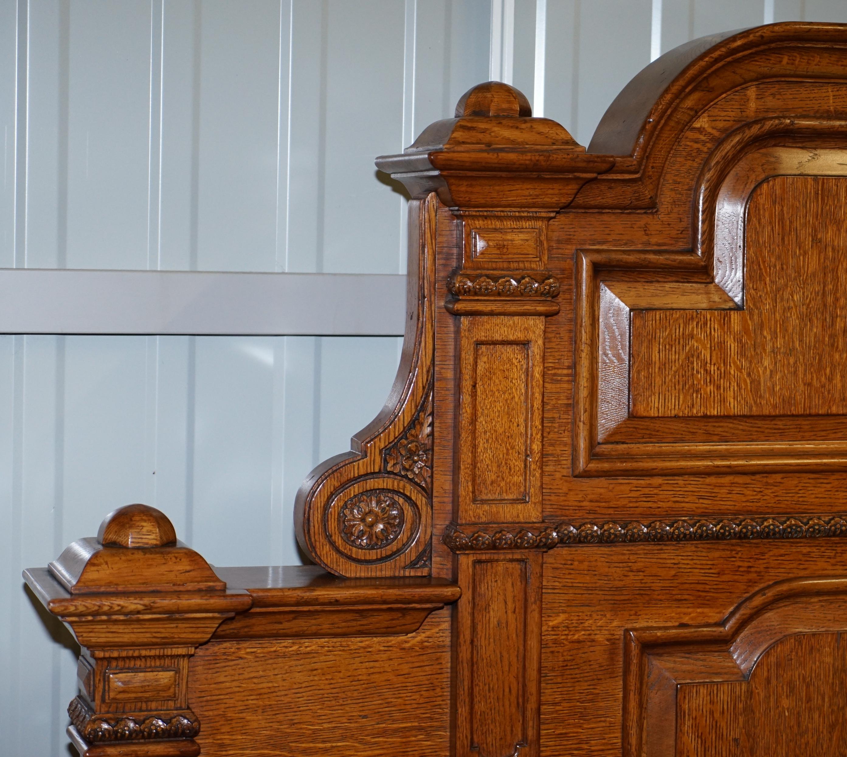 Ralph Lauren Hither Hills Solid Oak Bed Larger King Size Part Suite 1