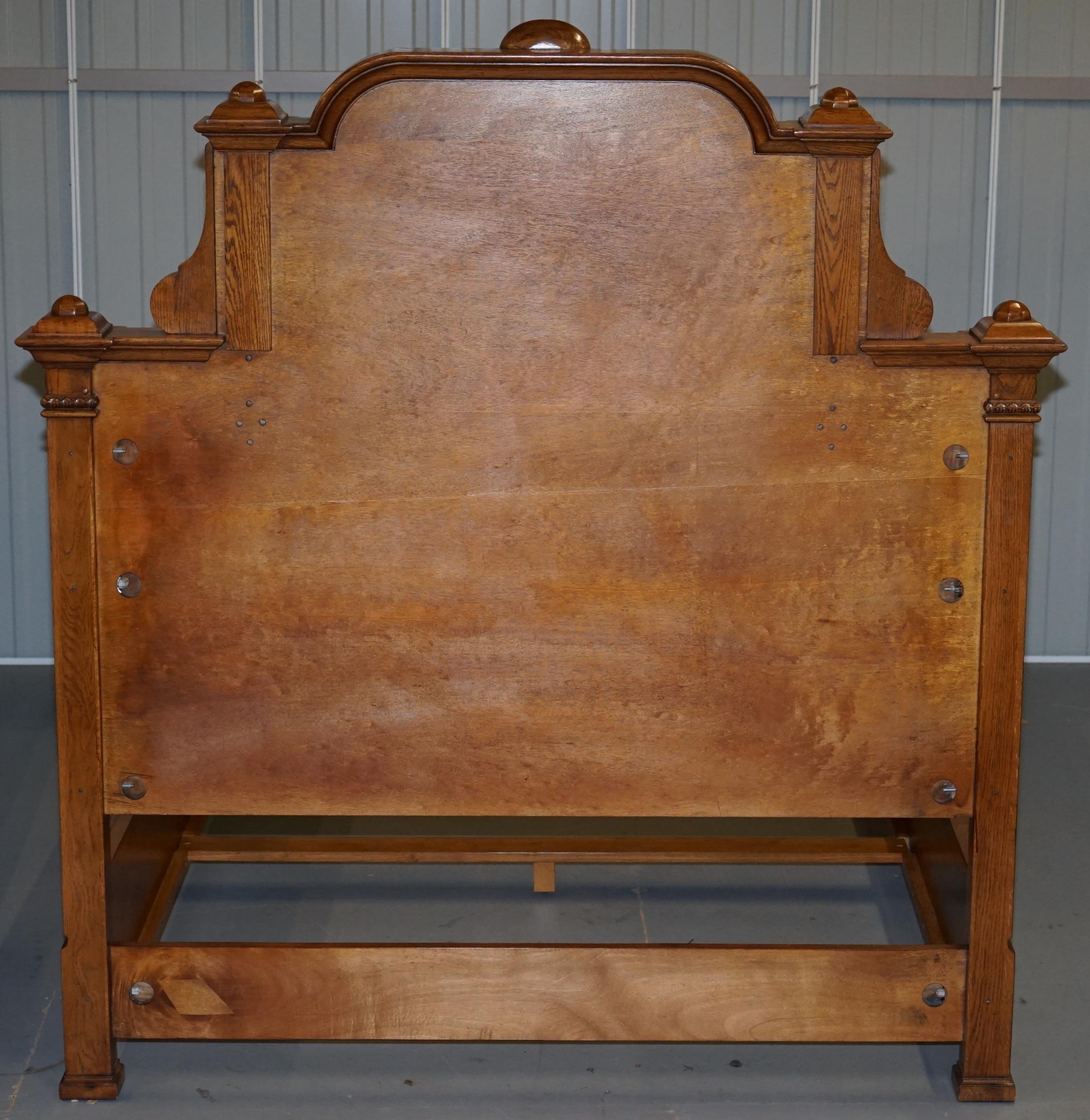 Ralph Lauren Hither Hills Solid Oak Bed Larger King Size Part Suite 8