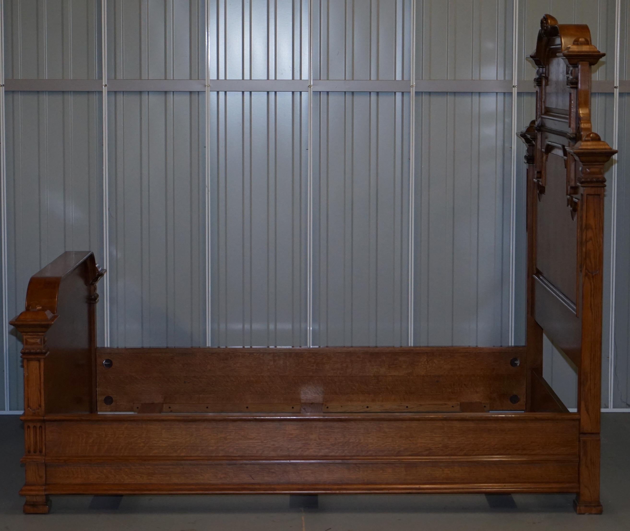 Ralph Lauren Hither Hills Solid Oak Bed Larger King Size Part Suite 9