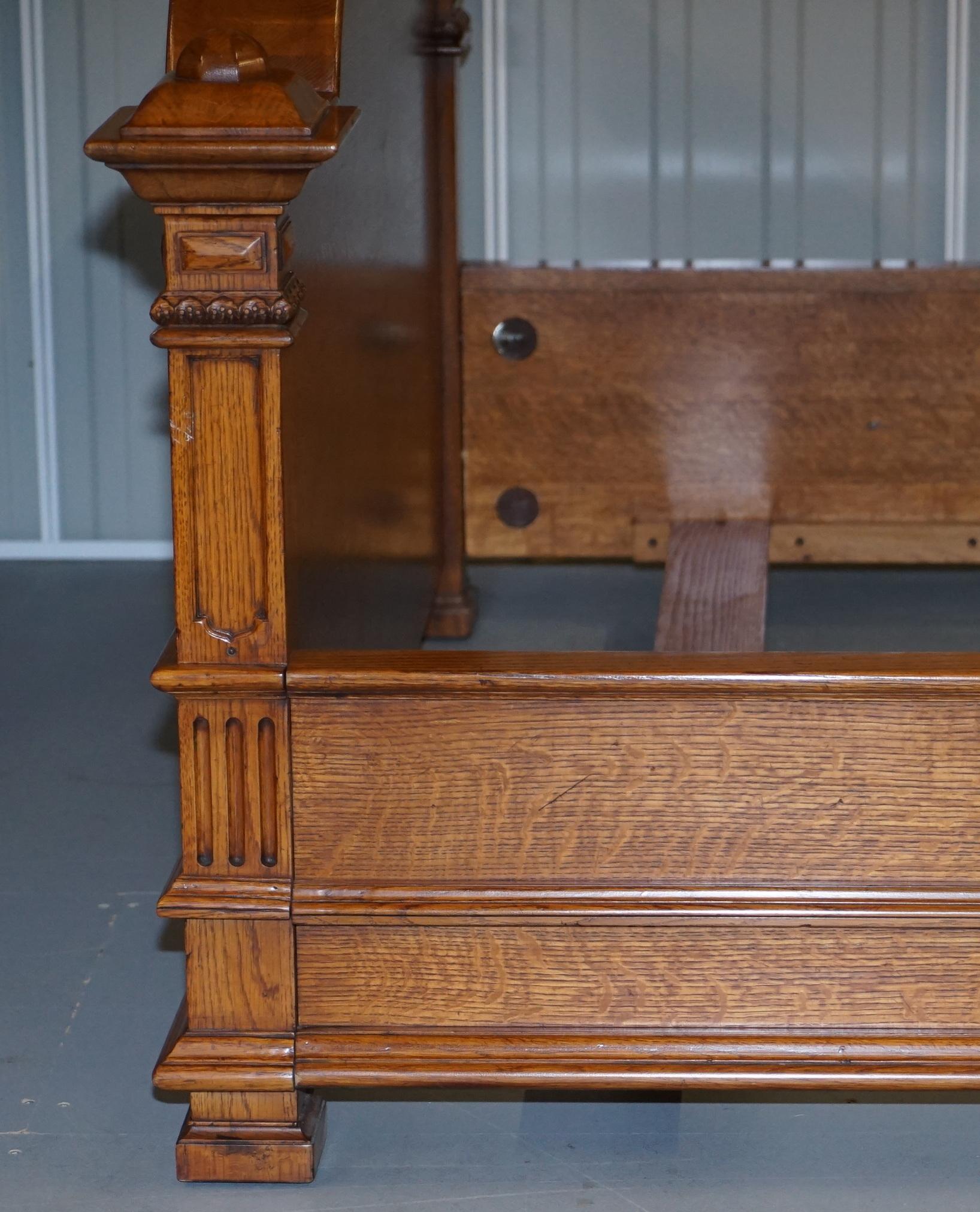 Ralph Lauren Hither Hills Solid Oak Bed Larger King Size Part Suite 10