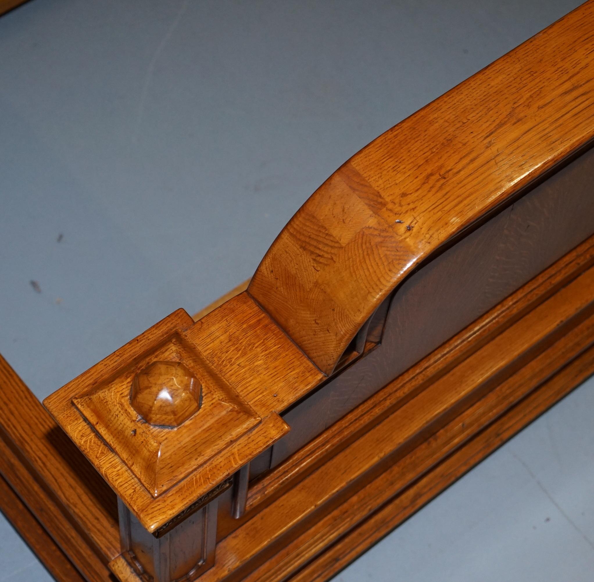 Modern Ralph Lauren Hither Hills Solid Oak Bed Larger King Size Part Suite