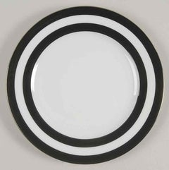 Ralph Lauren Home Black Cadet Spectator Dinnerware, Set of 8 Place Settings