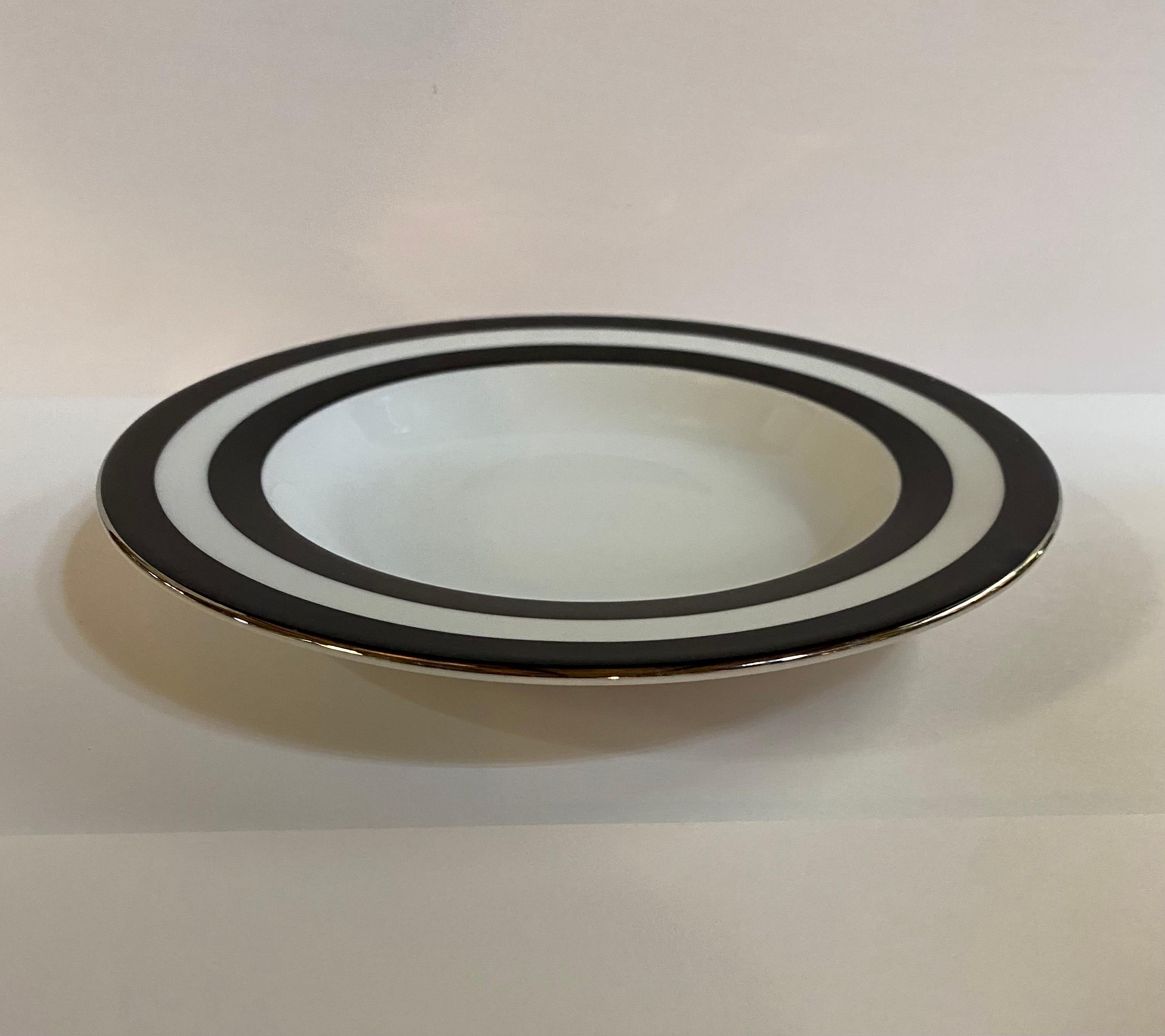 soup plate with underliner
