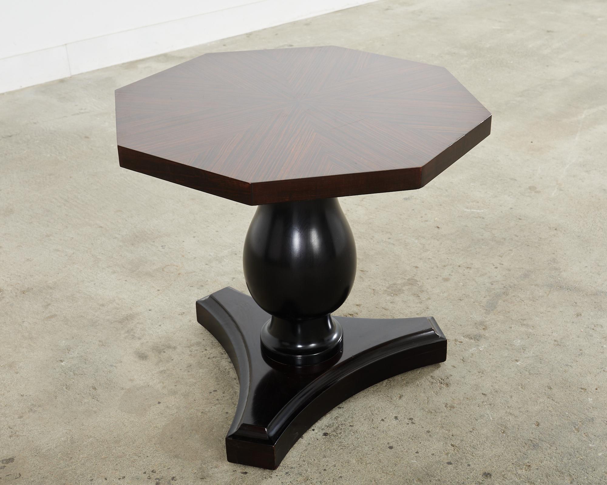 Ralph Lauren Home Clivedon Octagonal Pedestal Center Table For Sale 6