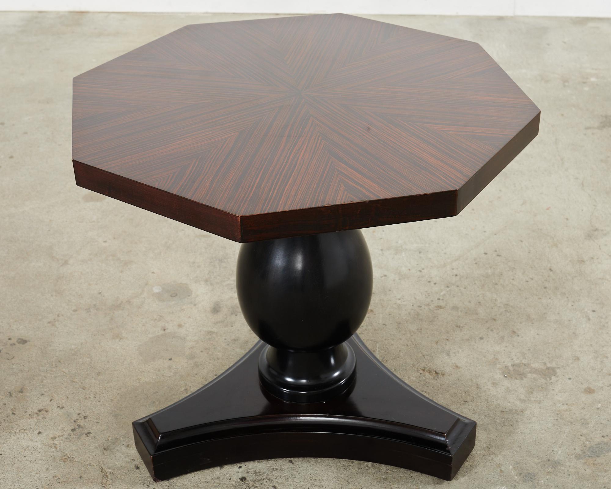 Ralph Lauren Home Clivedon Octagonal Pedestal Center Table For Sale 8