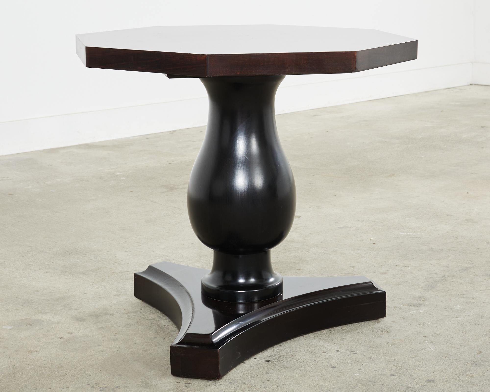 Ralph Lauren Home Clivedon Octagonal Pedestal Center Table For Sale 9