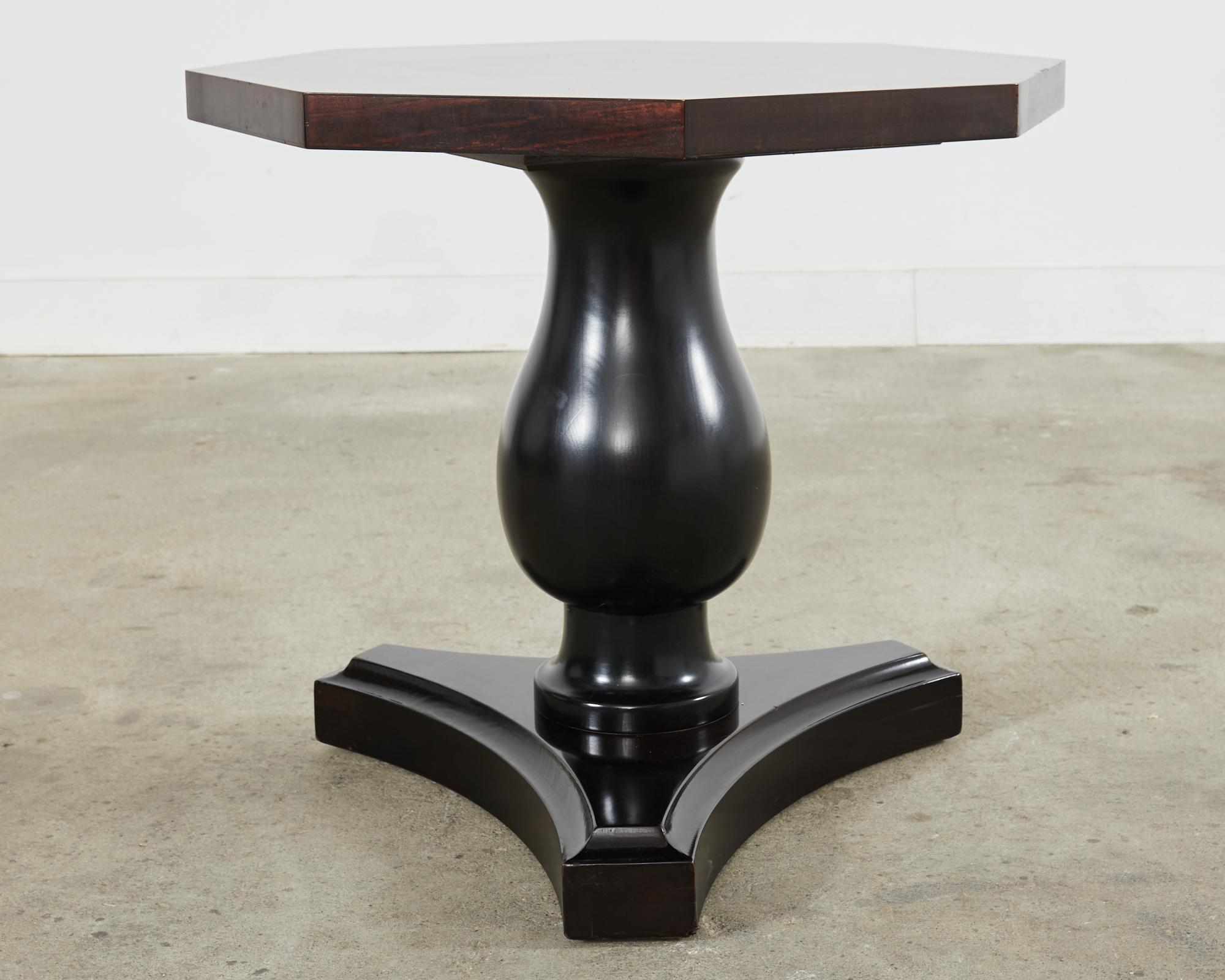 Ralph Lauren Home Clivedon Octagonal Pedestal Center Table For Sale 11
