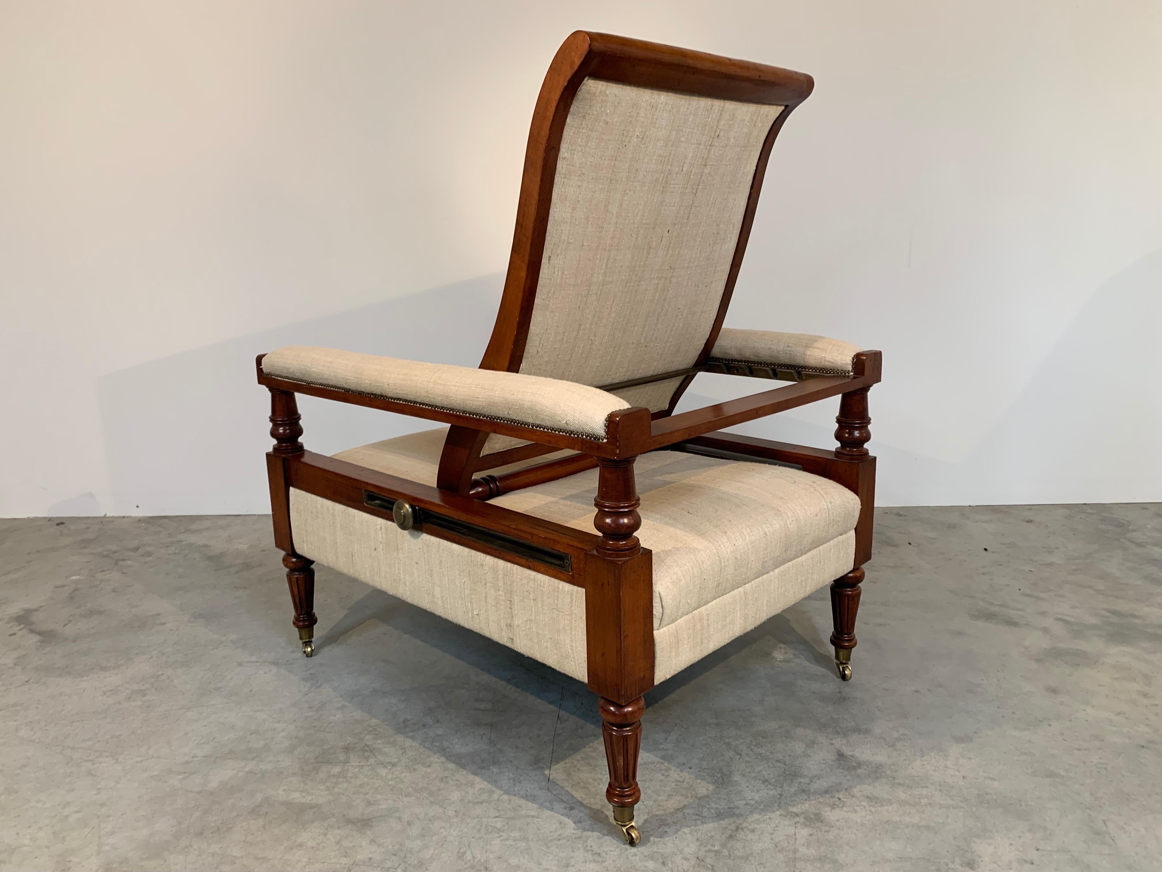 Ralph Lauren Home “Norfolk” Adjustable Louis XVI Style Lounge Chair 2