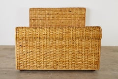 Ralph Lauren Home Polo Collection Woven Rattan Bed