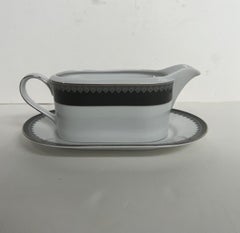 Ralph Lauren Home Reed Hastings Ebony Gravy Boat & Underplate