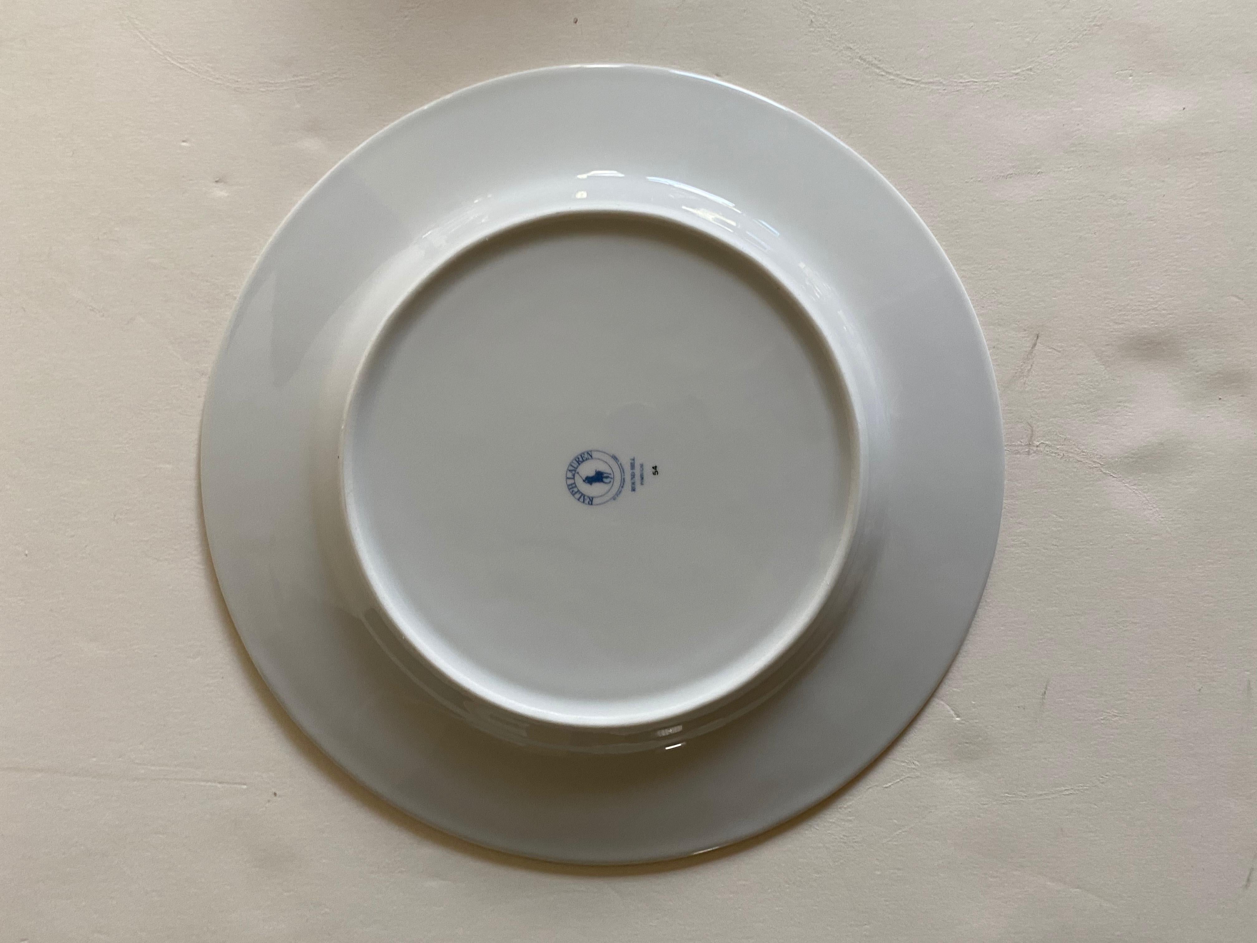 Porcelain Ralph Lauren Home Round Hill Dinnerware, 4 Place Settings