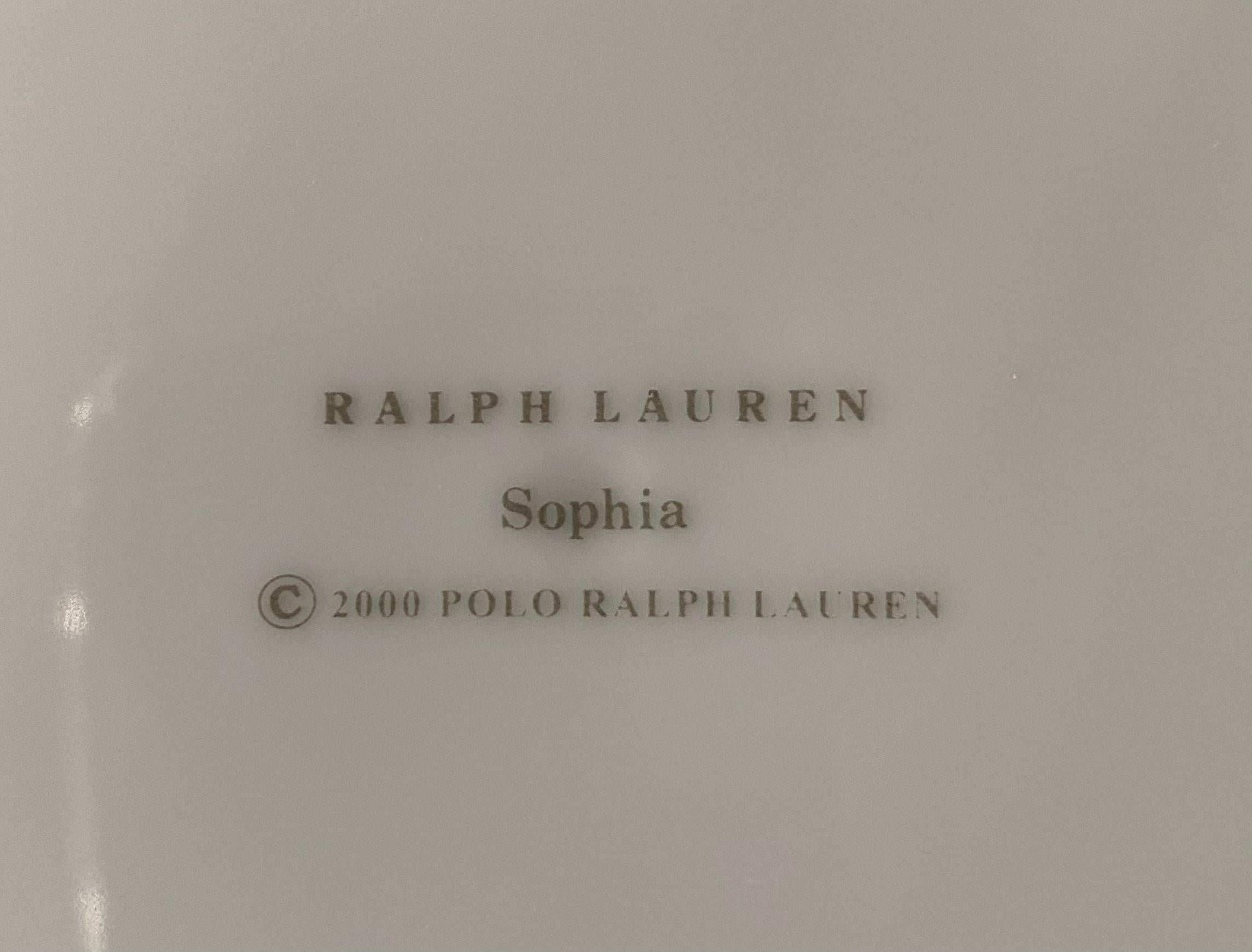 Ralph Lauren Home Sophia Dinnerware, 4 Place Settings For Sale 1