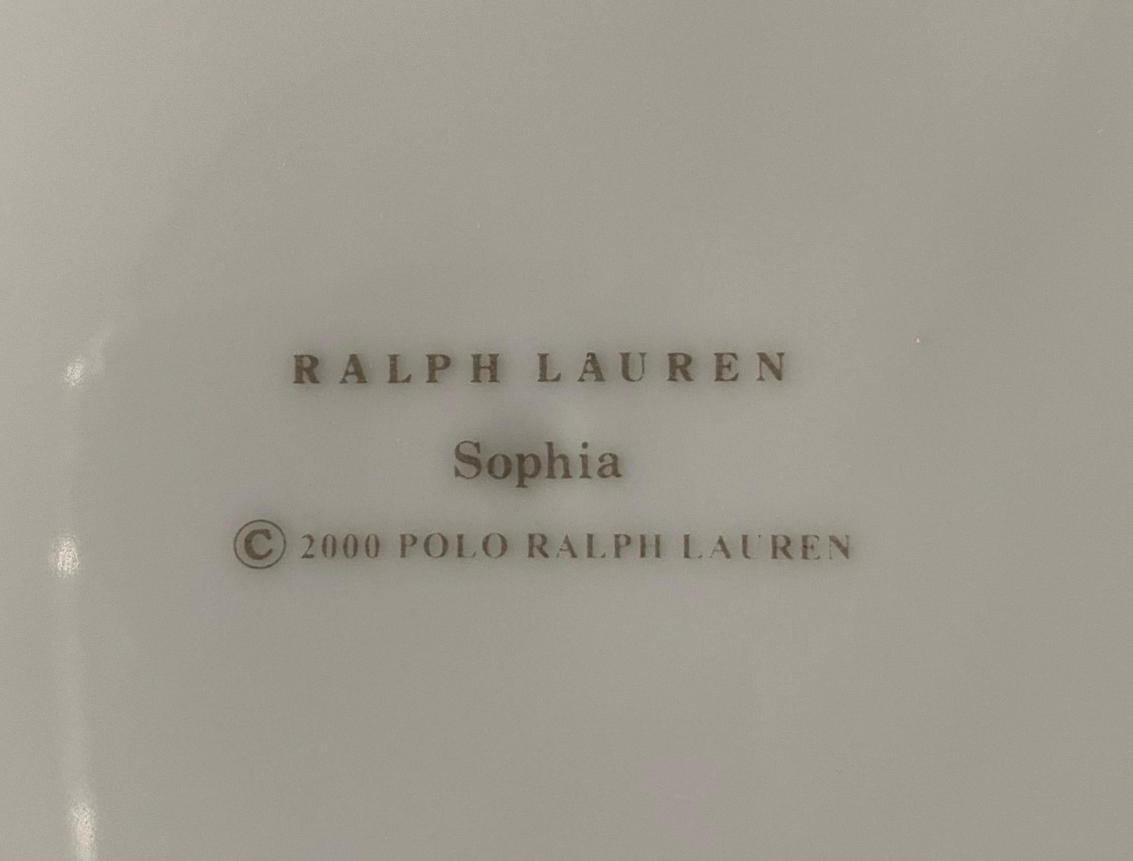 XXIe siècle et contemporain Ensemble de vaisselle de table Sophie de Ralph Lauren Home ~ 12 pièces en vente