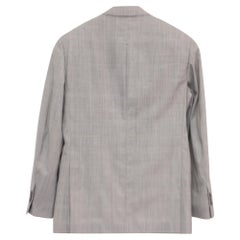 Ralph Lauren Houndstooth Blazer Purple Label in Grey Wool