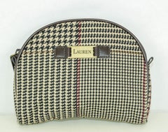 Ralph Lauren Houndstooth Wallet Cosmetic Bag