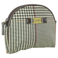 Ralph Lauren Houndstooth Wallet Cosmetic Bag