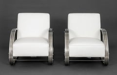 Ralph Lauren "Hudson St." Lounge Chairs, Pair