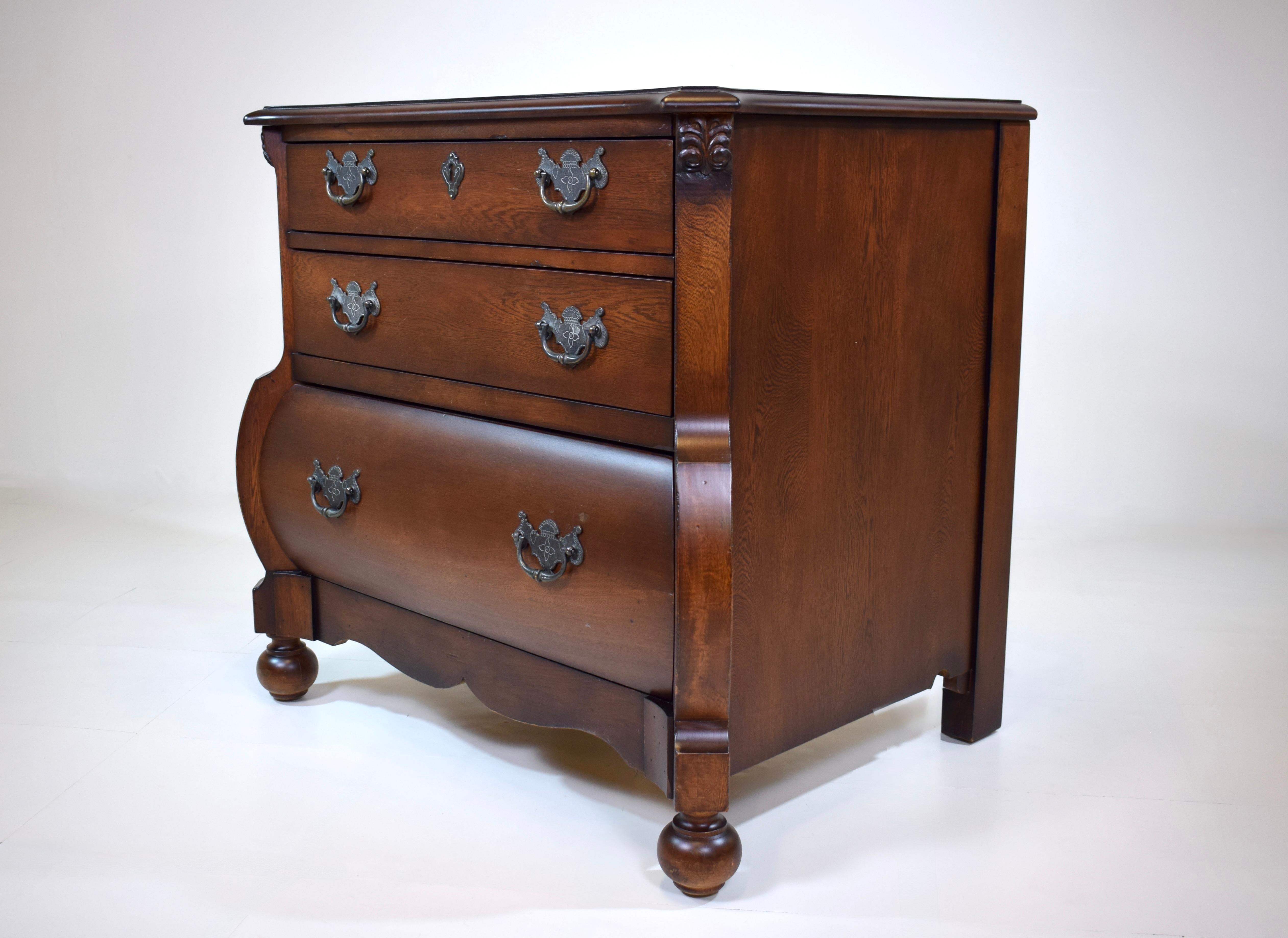 Baroque Revival Ralph Lauren Italian Mahogany Bombay Form Chest