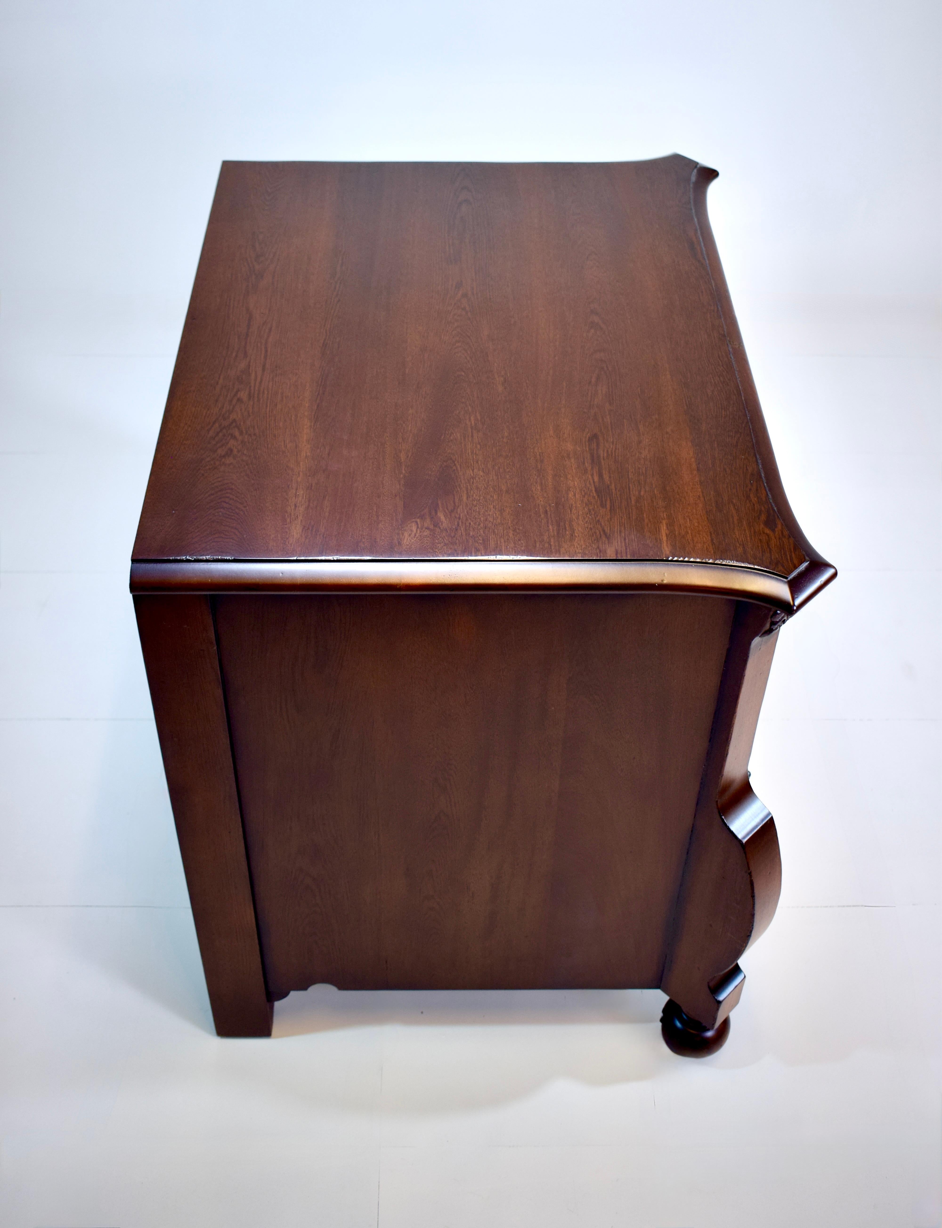 Brass Ralph Lauren Italian Mahogany Bombay Form Chest