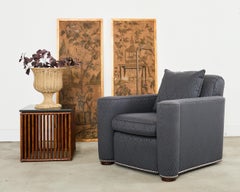 Ralph Lauren Italian Upholstered Brook Street Club Chair