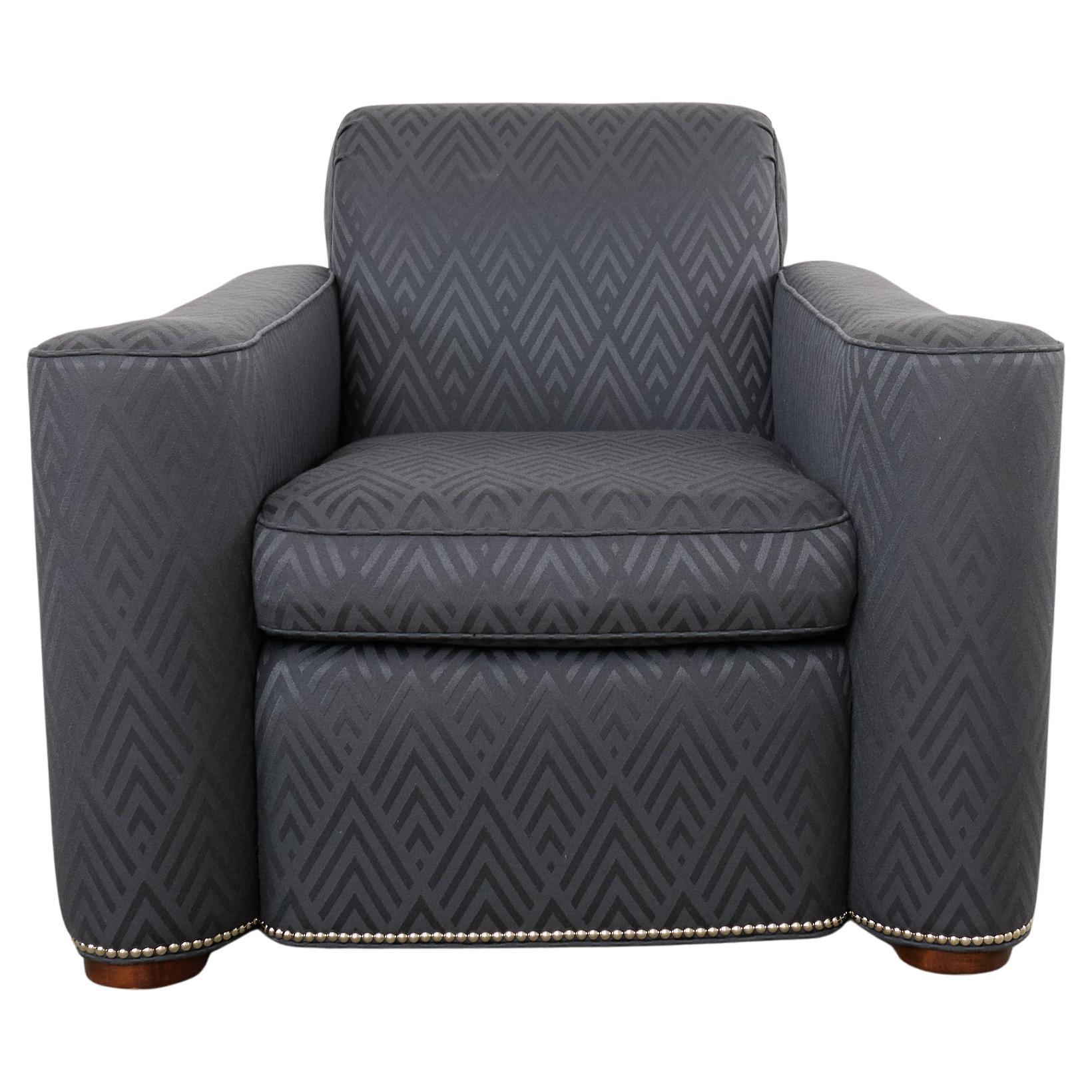 Ralph Lauren Italian Upholstered Brook Street Club Chair