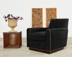 Ralph Lauren Italienisch Vegan Wildleder Colorado Club Stuhl