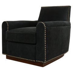 Ralph Lauren Italian Vegan Suede Colorado Club Chair