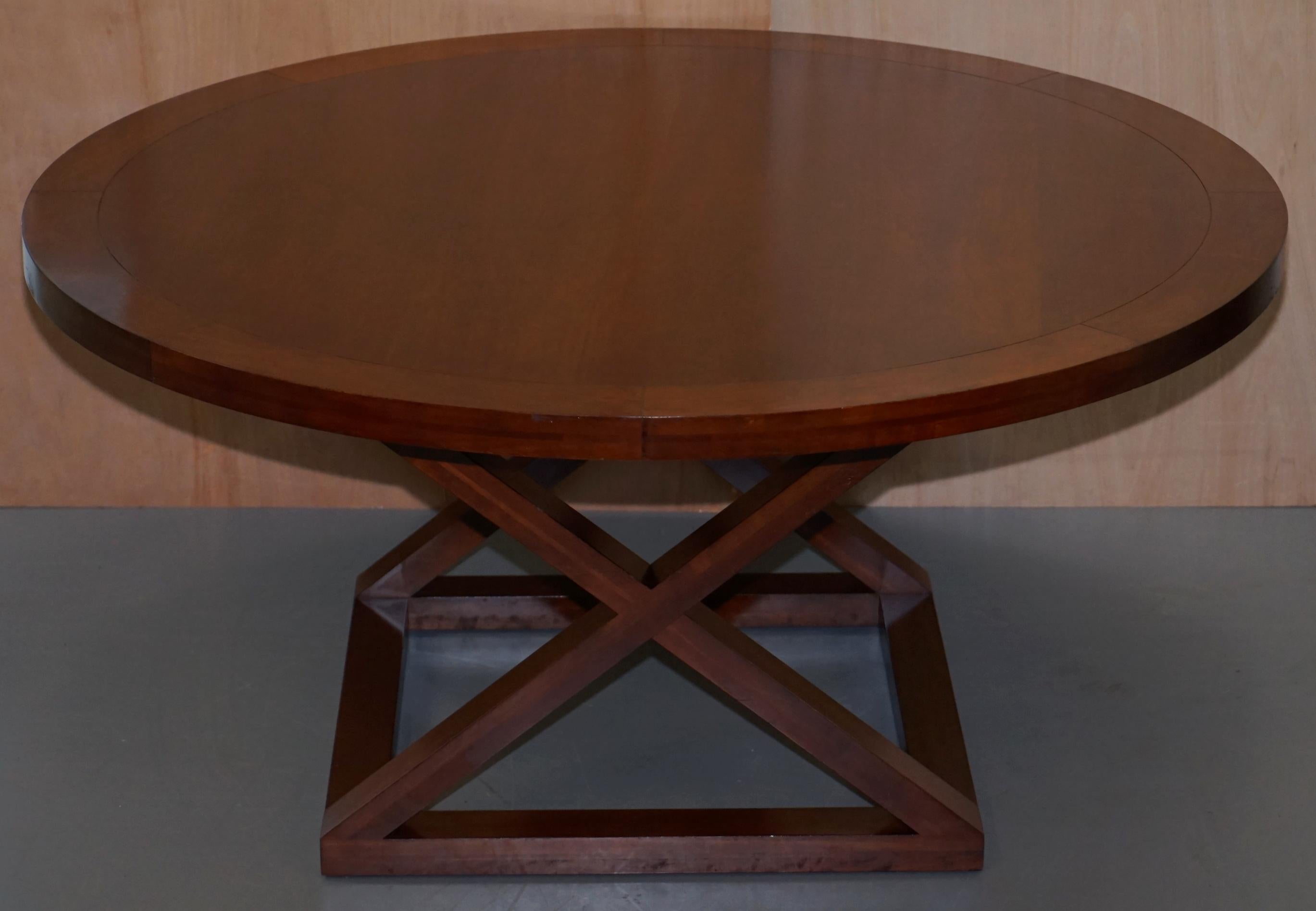 We are delighted to offer for sale this stunning Ralph Lauren solid cherrywood round Jamaica dining table to seat 4-8 people RRP £9800

A very good looking and well made table, its just about as solid and well made as they come, the base is a very