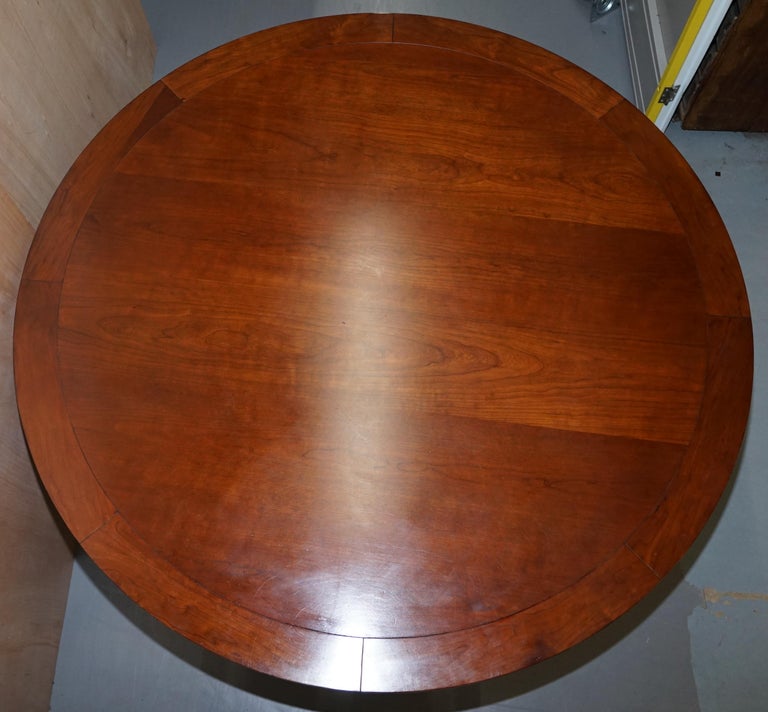Ralph Lauren Jamaica Cherrywood Large Round Dining Table 48 People at