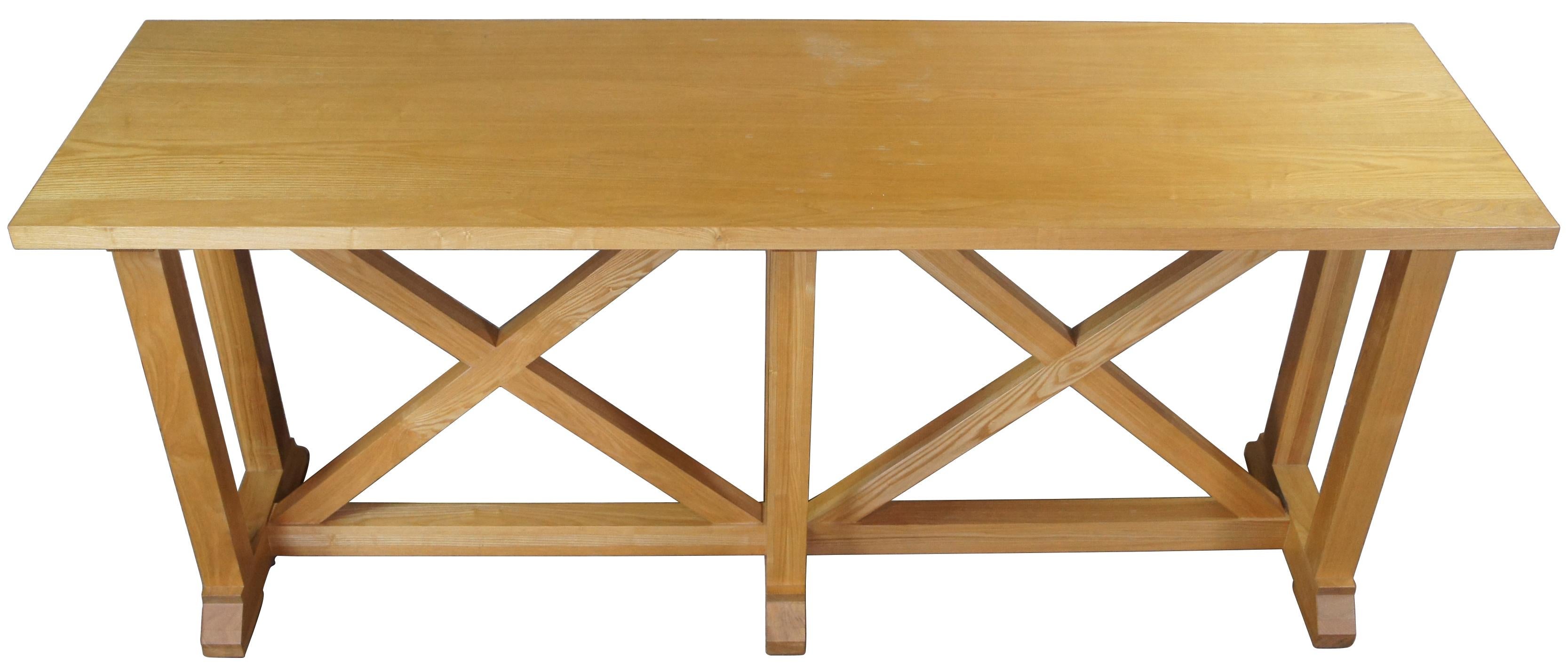Modern Ralph Lauren L Studios X Base Sofa Hall Console Sideboard Case Table