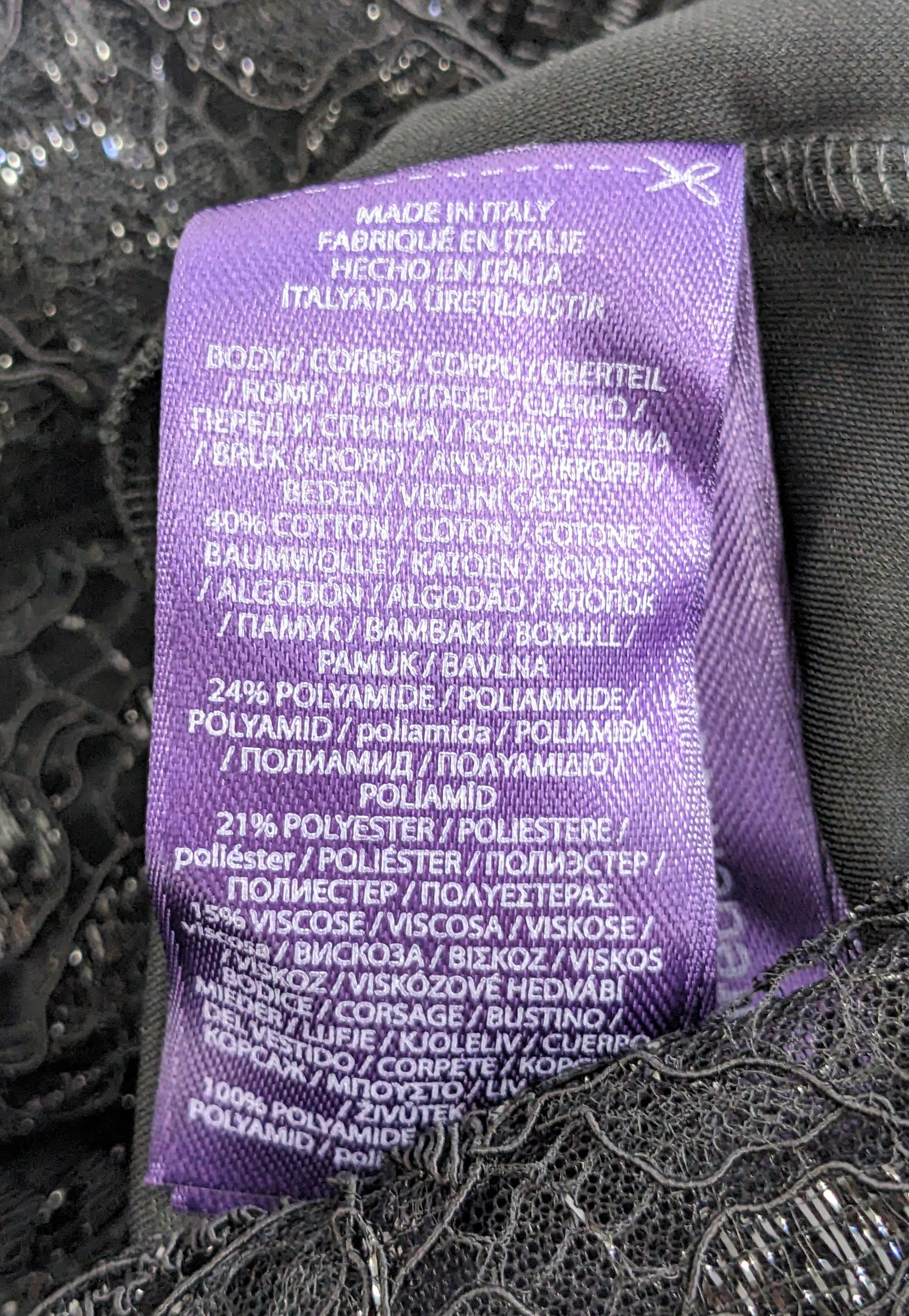 Robe fourreau en dentelle métallique laquée, Ralph Lauren Purple Label en vente 7