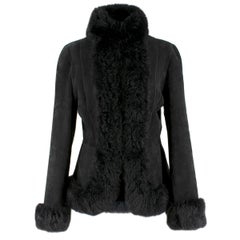 Ralph Lauren Lamb Shearling Coat US 4